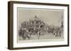 Funeral of the Late Czar, Procession Starting from the Railway Station at Moscow-Melton Prior-Framed Giclee Print