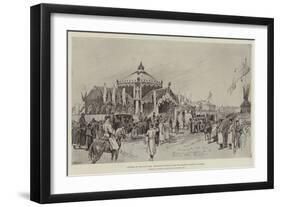 Funeral of the Late Czar, Procession Starting from the Railway Station at Moscow-Melton Prior-Framed Giclee Print