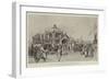 Funeral of the Late Czar, Procession Starting from the Railway Station at Moscow-Melton Prior-Framed Giclee Print