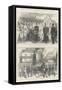 Funeral of the Late Duke Ernest of Saxe-Coburg and Gotha-null-Framed Stretched Canvas