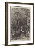 Funeral of the Late Duke of Rutland-null-Framed Giclee Print