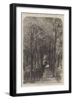 Funeral of the Late Duke of Rutland-null-Framed Giclee Print