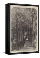 Funeral of the Late Duke of Rutland-null-Framed Stretched Canvas