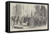 Funeral of the Late Duke of Wellington, Entrance of the Procession into St Paul's Cathedral-null-Framed Stretched Canvas