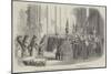 Funeral of the Late Duke of Wellington, Entrance of the Procession into St Paul's Cathedral-null-Mounted Giclee Print