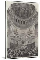 Funeral of the Late Duke of Wellington in St Paul's Cathedral, 18 November 1852-null-Mounted Giclee Print