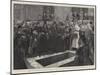 Funeral of the Late Emperor of Russia in the Cathedral of St Peter and St Paul in the Fortress of S-Thomas Walter Wilson-Mounted Giclee Print