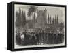 Funeral of the Late John Gibson, Ra, in the English Cemetery, at Rome-null-Framed Stretched Canvas