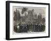 Funeral of the Late John Gibson, Ra, in the English Cemetery, at Rome-null-Framed Giclee Print