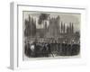 Funeral of the Late John Gibson, Ra, in the English Cemetery, at Rome-null-Framed Giclee Print