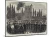 Funeral of the Late John Gibson, Ra, in the English Cemetery, at Rome-null-Mounted Giclee Print