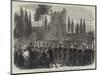 Funeral of the Late John Gibson, Ra, in the English Cemetery, at Rome-null-Mounted Giclee Print