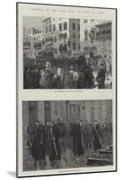 Funeral of the Late King of Italy at Rome-null-Mounted Giclee Print