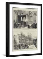 Funeral of the Late King of Spain-null-Framed Premium Giclee Print