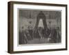 Funeral of the Late King of the Belgians, the Body Lying in State at the Royal Palace at Brussels-null-Framed Giclee Print