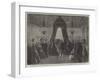 Funeral of the Late King of the Belgians, the Body Lying in State at the Royal Palace at Brussels-null-Framed Giclee Print