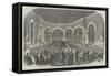 Funeral of the Late King of the Belgians, the Burial Service in the Chapel at Laeken-null-Framed Stretched Canvas