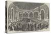 Funeral of the Late King of the Belgians, the Burial Service in the Chapel at Laeken-null-Stretched Canvas