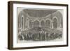 Funeral of the Late King of the Belgians, the Burial Service in the Chapel at Laeken-null-Framed Giclee Print