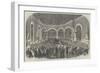 Funeral of the Late King of the Belgians, the Burial Service in the Chapel at Laeken-null-Framed Giclee Print