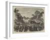 Funeral of the Late Lord Brougham at Cannes-null-Framed Giclee Print