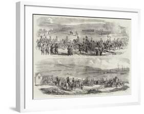 Funeral of the Late Lord Raglan-null-Framed Giclee Print