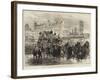 Funeral of the Late M Thiers, the Procession on the Boulevard Near the Chateau D'Eau-Charles Robinson-Framed Giclee Print