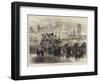 Funeral of the Late M Thiers, the Procession on the Boulevard Near the Chateau D'Eau-Charles Robinson-Framed Giclee Print