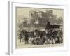 Funeral of the Late Mr George Odger, the Scene in Broad-Street, St Giles'S-null-Framed Giclee Print