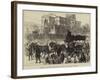 Funeral of the Late Mr George Odger, the Scene in Broad-Street, St Giles'S-null-Framed Giclee Print