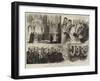 Funeral of the Late Mr W Spottiswoode, in Westminster Abbey-null-Framed Giclee Print