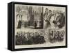 Funeral of the Late Mr W Spottiswoode, in Westminster Abbey-null-Framed Stretched Canvas