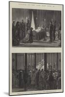 Funeral of the Late Pope Pius IX-null-Mounted Giclee Print