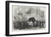 Funeral of the Late Sir Edward Parry, in the Chapel of Greenwich Hospital-null-Framed Giclee Print