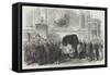 Funeral of the Late Sir Edward Parry, in the Chapel of Greenwich Hospital-null-Framed Stretched Canvas