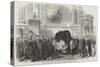 Funeral of the Late Sir Edward Parry, in the Chapel of Greenwich Hospital-null-Stretched Canvas