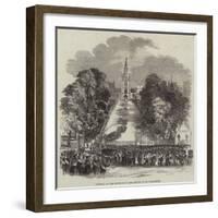 Funeral of the Marquis of Downshire, at Hillsborough-null-Framed Giclee Print