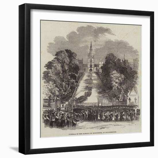 Funeral of the Marquis of Downshire, at Hillsborough-null-Framed Giclee Print