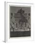 Funeral of Victor Hugo in Paris, the Bier at the Arc De Triomphe, Champs Elysees-null-Framed Giclee Print