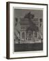 Funeral of Victor Hugo in Paris, the Bier at the Arc De Triomphe, Champs Elysees-null-Framed Giclee Print