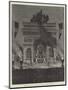 Funeral of Victor Hugo in Paris, the Bier at the Arc De Triomphe, Champs Elysees-null-Mounted Premium Giclee Print