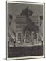 Funeral of Victor Hugo in Paris, the Bier at the Arc De Triomphe, Champs Elysees-null-Mounted Giclee Print