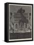 Funeral of Victor Hugo in Paris, the Bier at the Arc De Triomphe, Champs Elysees-null-Framed Stretched Canvas