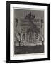 Funeral of Victor Hugo in Paris, the Bier at the Arc De Triomphe, Champs Elysees-null-Framed Giclee Print