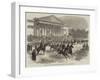 Funeral of Victor Noir, Scene Outside the Palace of the Corps Legislatif-null-Framed Giclee Print
