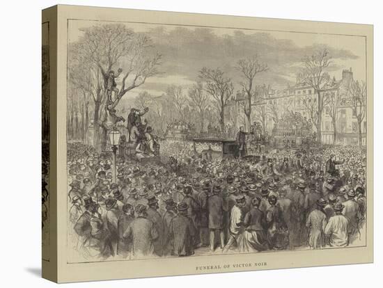 Funeral of Victor Noir-Godefroy Durand-Stretched Canvas