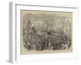 Funeral of Victor Noir-Godefroy Durand-Framed Giclee Print