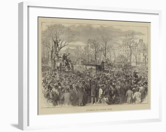 Funeral of Victor Noir-Godefroy Durand-Framed Giclee Print