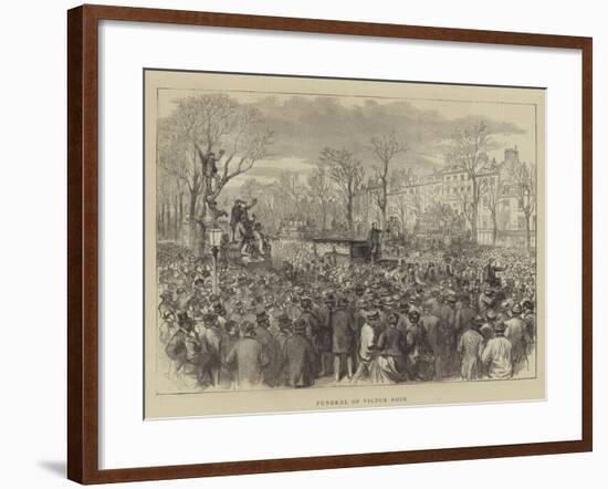 Funeral of Victor Noir-Godefroy Durand-Framed Giclee Print