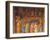 Funeral of Virgin, Scene from Life of Virgin, 1406-1408-Taddeo di Bartolo-Framed Giclee Print